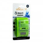 Wholesale Smart USB Universal Battery Charger Curve (Green)